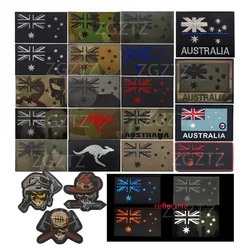 ミリタリータクティカルパッチ,PVC,刺embroidered,AUstralia,AUstralia,AUstralia,軍隊,ストライプ付き