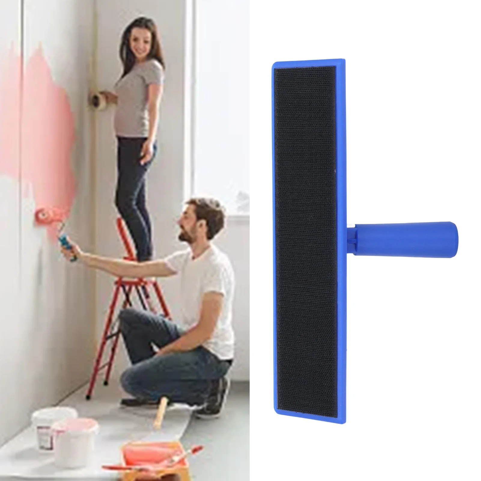 Drywall Sandpaper Holder Set Self Adhesive Putty Finishing Tool for Smoothing Wall Ceiling