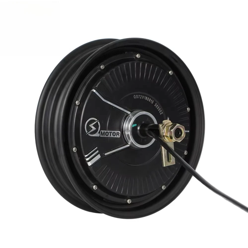 

QS212 10*2.15 Inch 1500W 40H V1.1 60KPH Electric Scooter Hub Motor New Condition