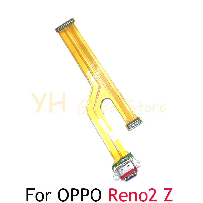 For OPPO Reno 2 2Z Z 3 4 5 6 7 Pro 4G 5G USB Charging Dock Connector Port Board Flex Cable Repair Parts