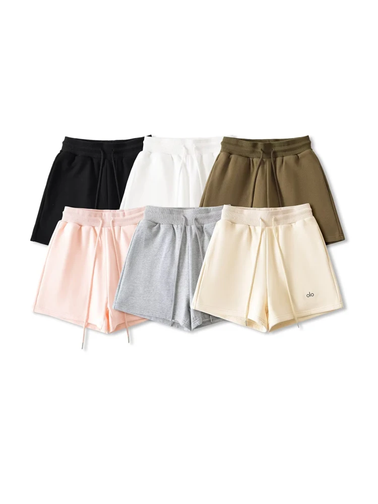 กางเกงขายาวเอวสูงทรงหลวมพิมพ์ลายตัวอักษร สไตล์ลำลอง เหมาะสำหรับวิ่งตอนเช้า ฤดูใบไม้ผลิ ฤดูร้อน สไตล์สตรีทแฟชั่น