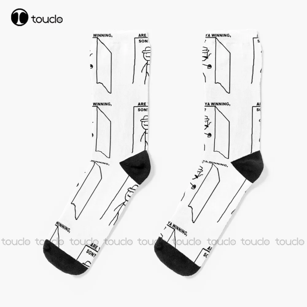 

Are Ya Winning Son Socks Men'S Novelty Socks High Quality Cute Elegant Lovely Kawaii Cartoon Sweet Cotton Sock New Popular Art
