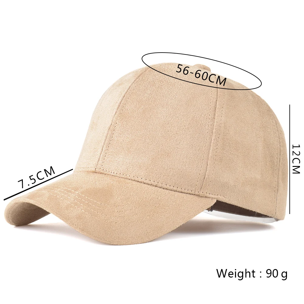 Fashion Brand snapback Baseball Cap Women Gorra cap Street Hip Hop Caps Suede Hats for Ladies Black Grey Baseball cap