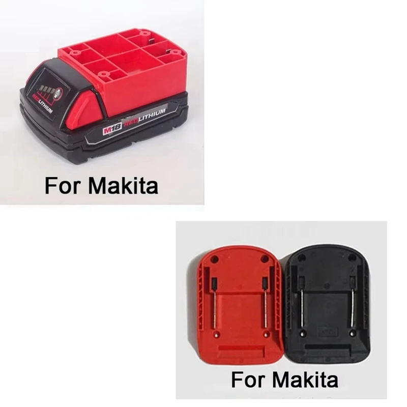 N91R-Battery Connector For  18V Lithium Battery DIY Adapter Portable Durable Charging Head Shell