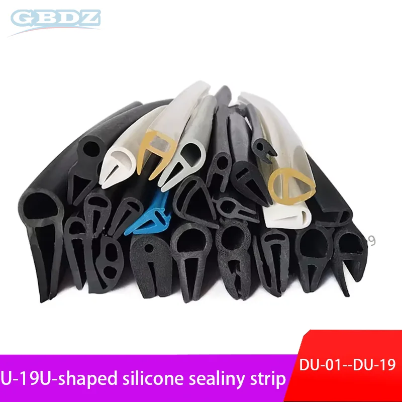 

Silicone U-Shaped Groove Sealing Strip Self-Adhesive Anti-Aging Sealing Strip