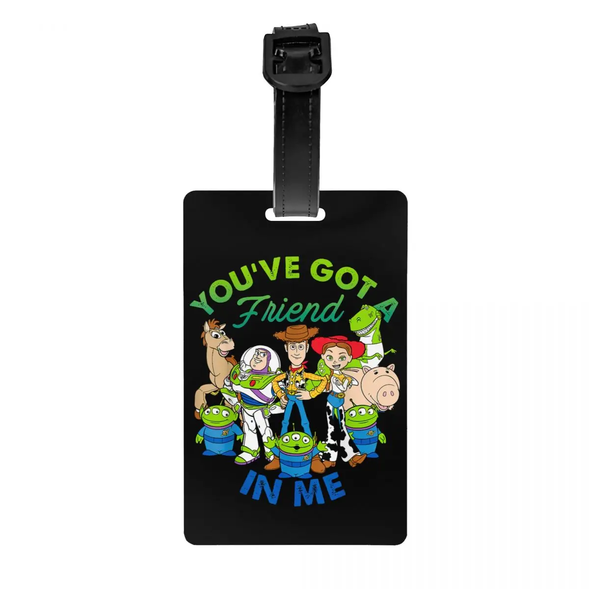 

Toy Story Cartoon Group Shot Luggage Tag Baggage Tags Privacy Cover Name ID Card