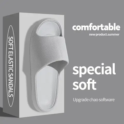 솔리드 컬러 패션 남성 슬리퍼 여름 실내 욕실 Anti-slip Odor-pro 여성 소프트 단독 기숙사 커플 비치 캐주얼 신발