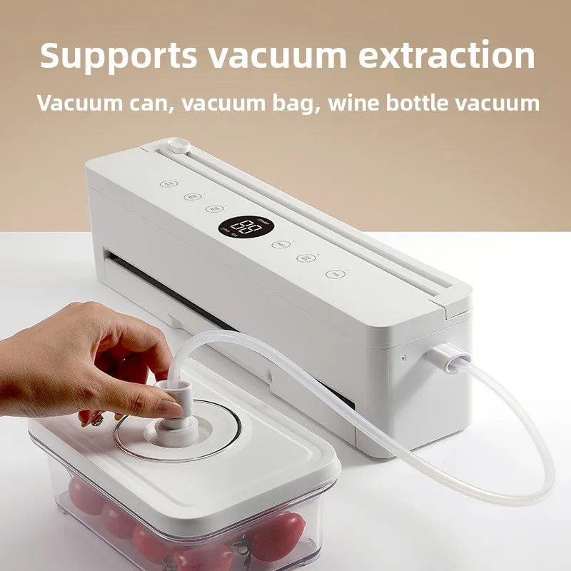 Automatic Dual-purpose Sealing Machine Household Packaging Food Dry and Wet Sealing Small Vacuum Machine