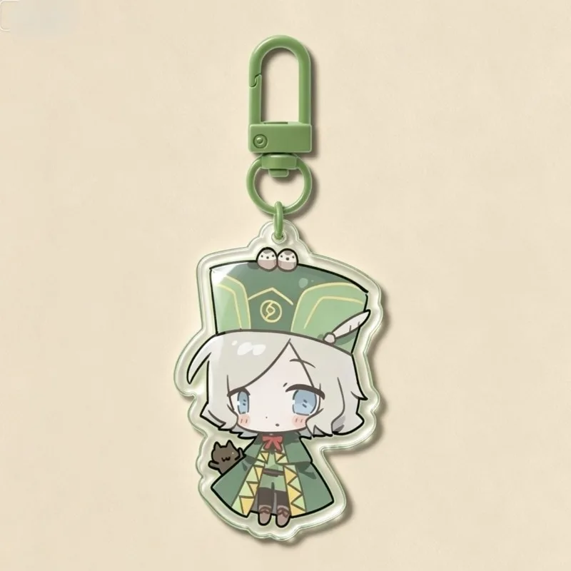 Re:ZERO Starting Life in Another World Acrylic Keychain  Otto Suwen High Definition Image Travel Bag Anti‑lost Key Ring Charm