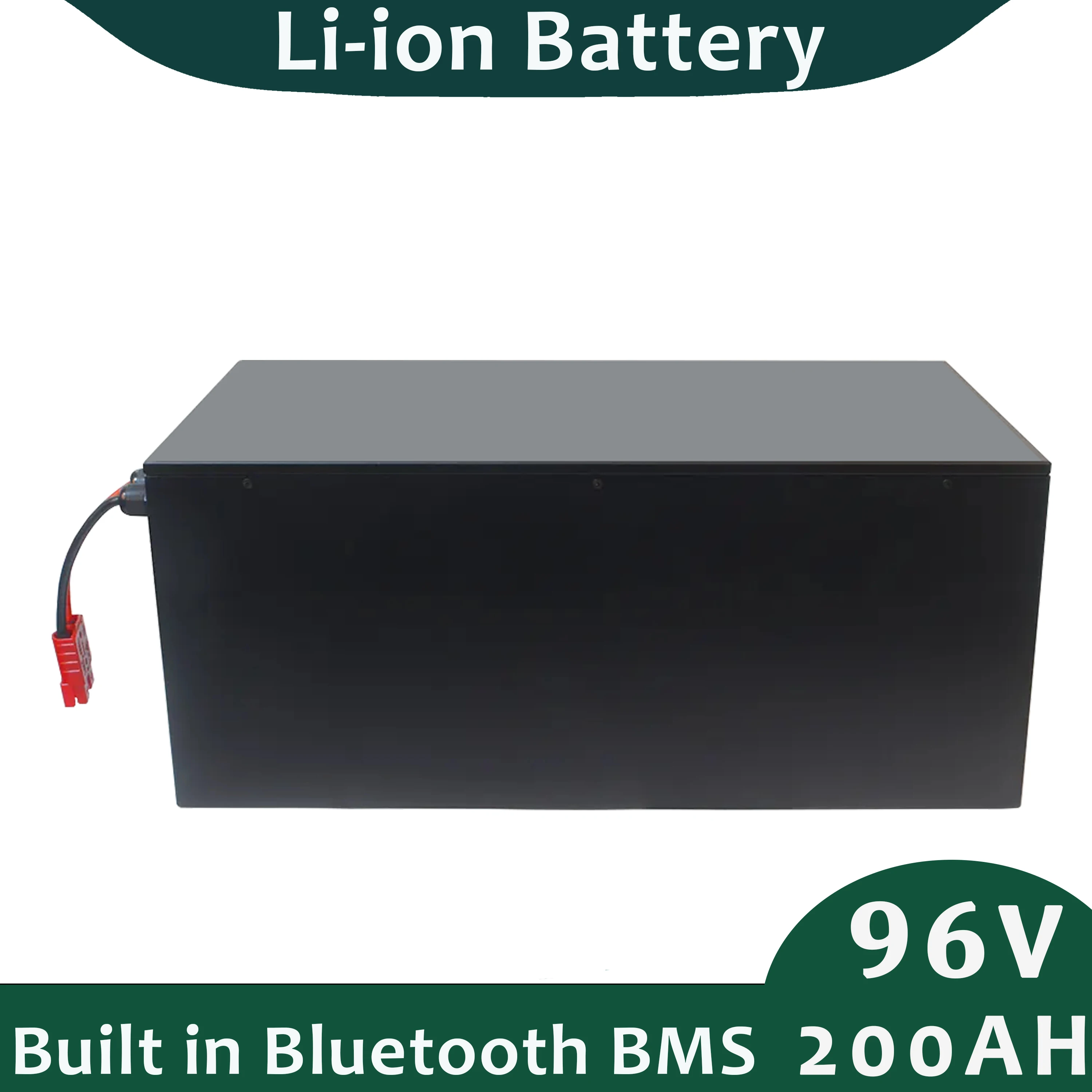 96V 200AH LI-Ion Battery Pack Built in 500A Bluetooth BMS Perfect For Electric Vehicles