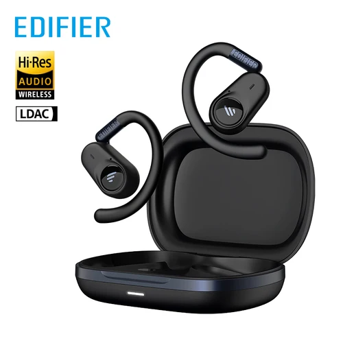 Imagen 1 del producto Edifier A6 auriculares Bluetooth de oreja abierta auriculares con gancho para la oreja Audio inalámbrico de alta resolución IP55 impermeable 40 horas de reproducción Codec LDAC