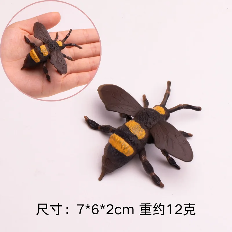 Simulatie Bij Wesp Hornet Wild Insect Dieren Model Actiefiguren Miniatuur