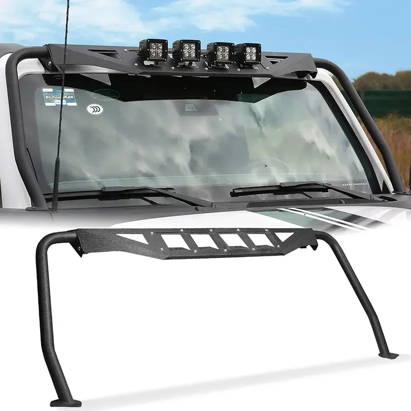 

Лидер продаж на заводе, кронштейн для освещения рамы лобового стекла без светодиодных фонарей для Bronco 2021+