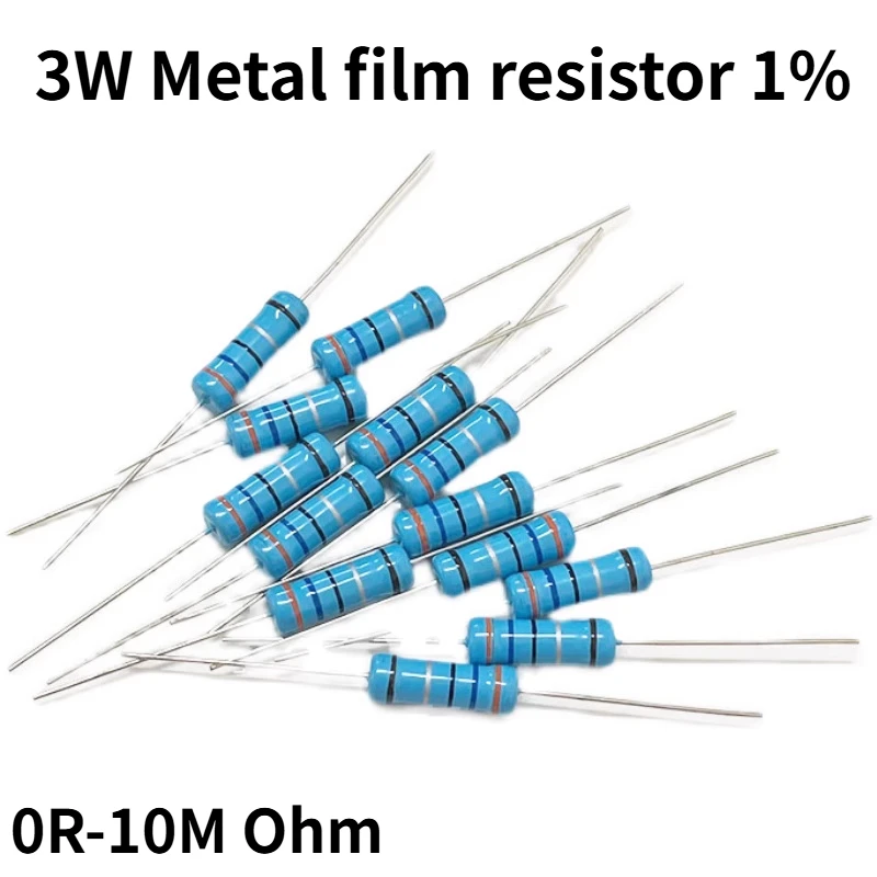 10Pcs 3W Metal Film…