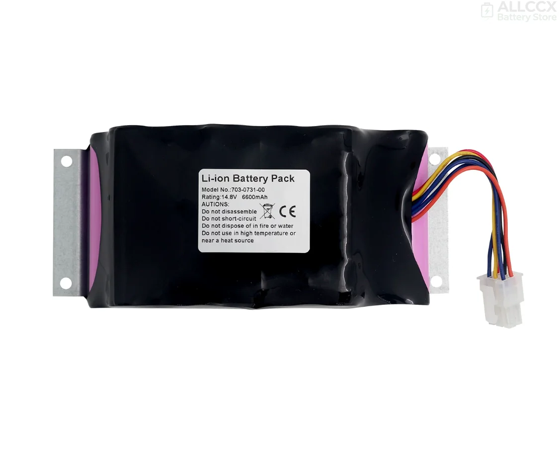 ALLCCX 14.8V 6600mAh Medical Replacement Battery for ZOLL 703-0731-00 Z vent 7 EMV+ 731 EagleII Ventilator AEV 731 Series