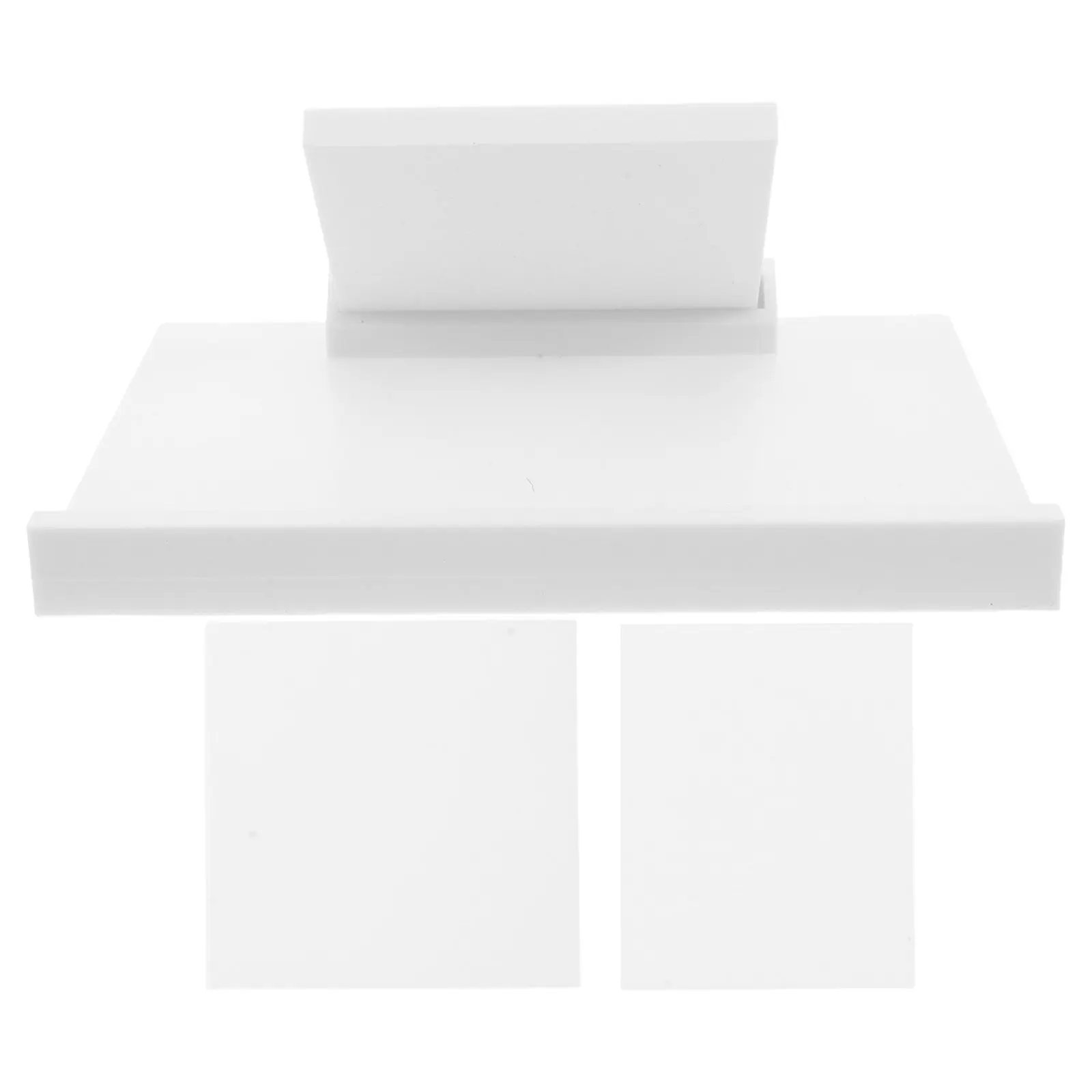 Adjustable Digital Calendar Stand Holder Desktop Display Base 3 Height Levels Stable Support Stand with Cable Management