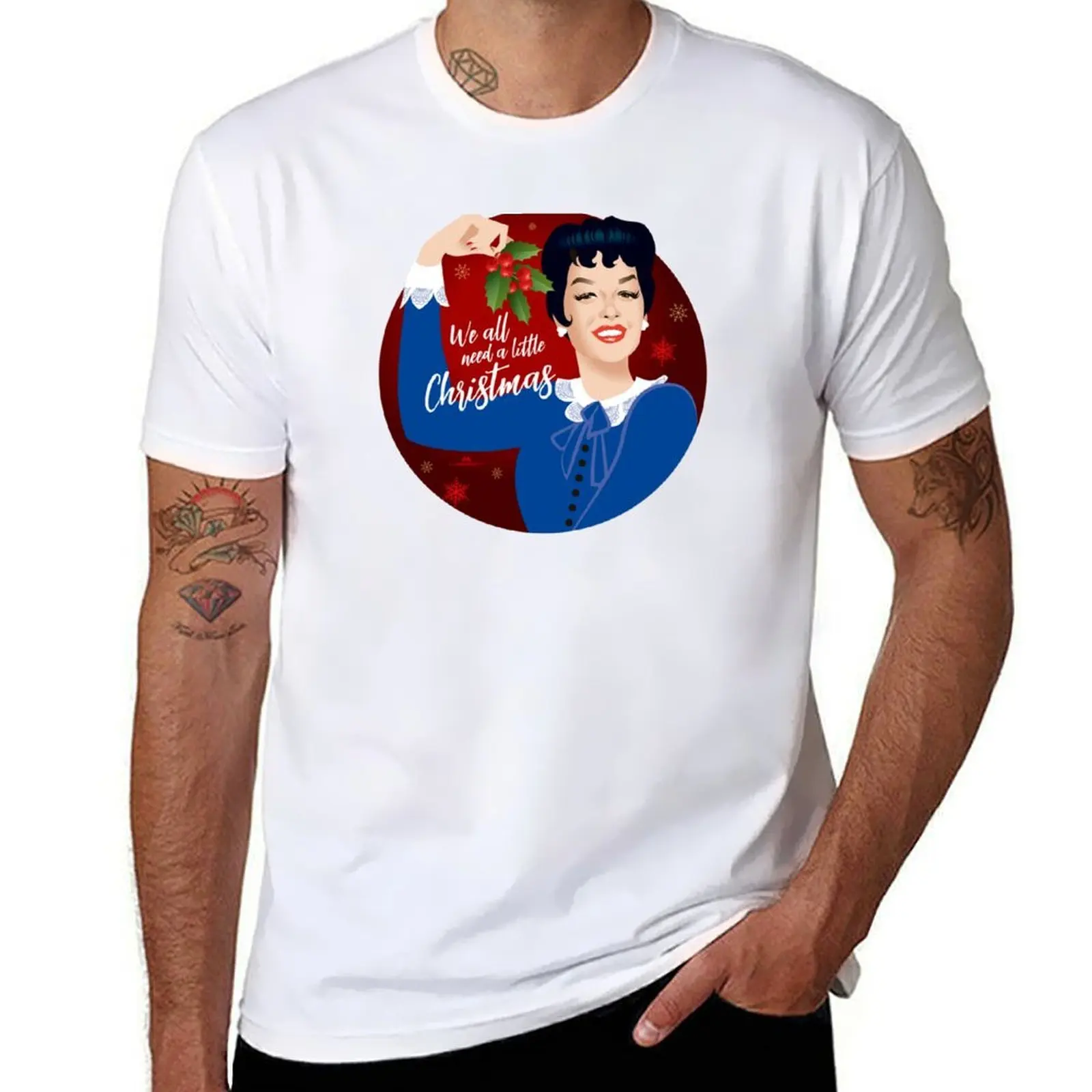 

A Little Auntie Mame Christmas T-Shirt t shirts with prints T-Shirt