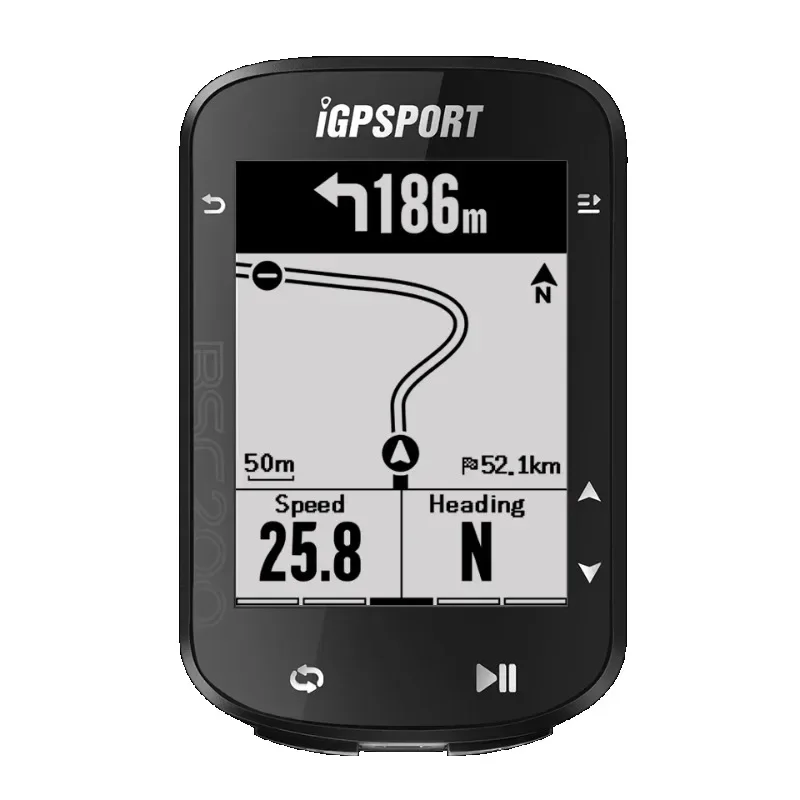 IGPSPORT BSC200 GPS Bicycle Computer Cycling Odometer Wireless Speedometer Route Navigation ANT + Bluetooth5.0 Accessories