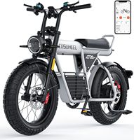 Coswheel Electric Bicycle for Adults CT20S 60V 27.5AH Fat Tire Mountain Electric bike Off-Road Motorcycle Max Range 100 Miles