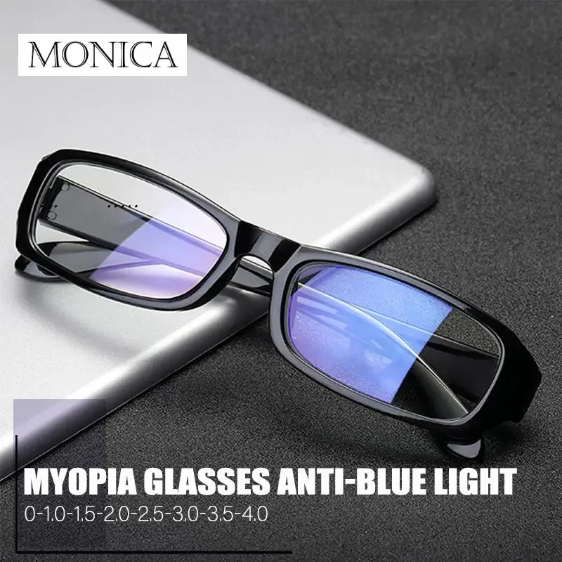 Myopia Glasses Anti-blue Light Women Men Nearsighted Read Eyeglasses Short-sight With minus Diopters Spectacles Diopter 0 TO-4.0