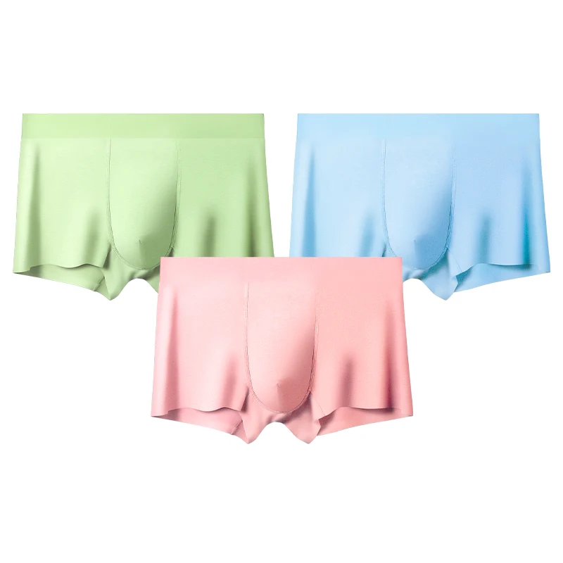 

3PCS Modal Underwear Men's Summer slim boxers Comfortable men's sports Breathable men's antibacterial boxers