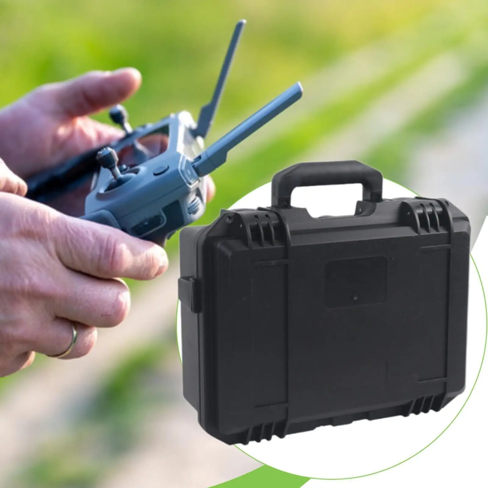 

Remote Control Transmitter Case Impact Resistant Durable Storage Bag for RC Controller Portable Organizer