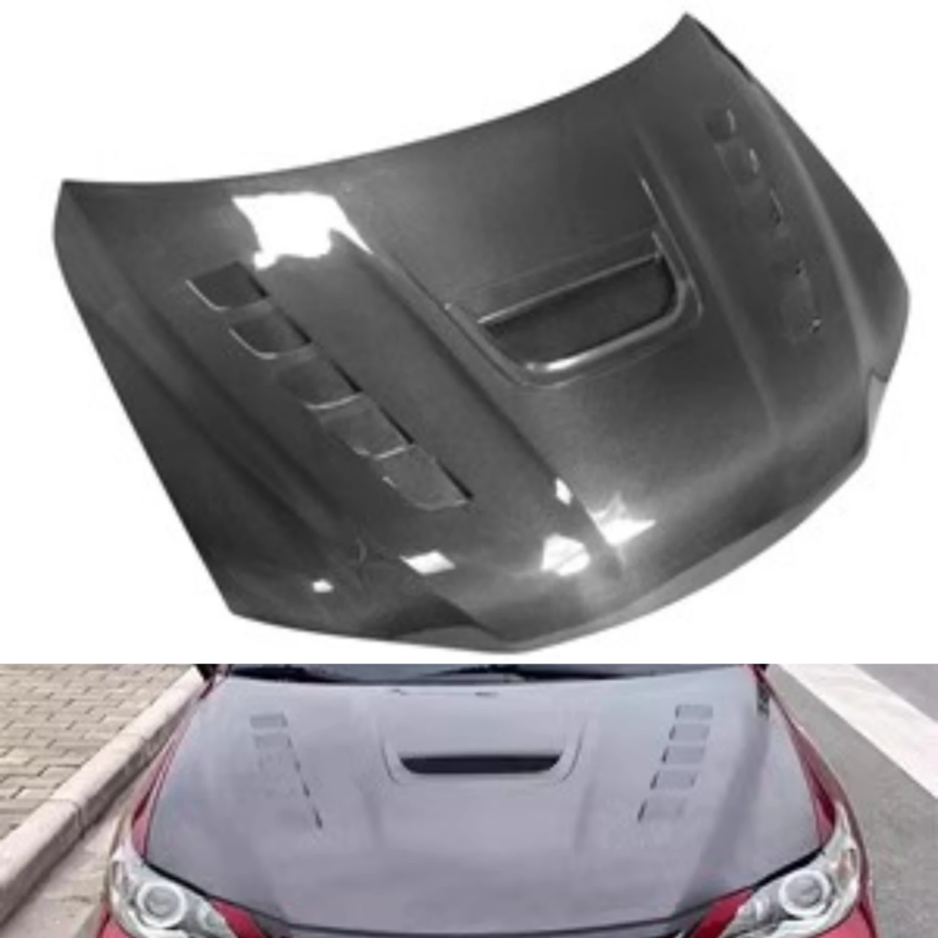 

Carbon Fiber Engine Cover Resin Hood for Lexus CT200 Convert Light Weight Bonnet Body Kit Car Accessories