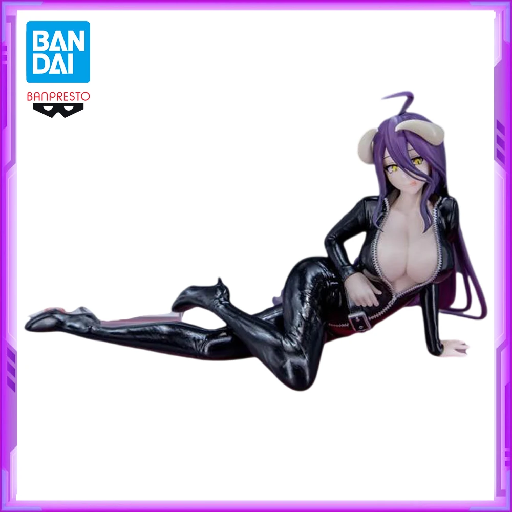 Original BANDAI Banpresto OVERLORD Albedo Relax time PVC Anime Figures Action Figure Model Toys Christmas Gifts