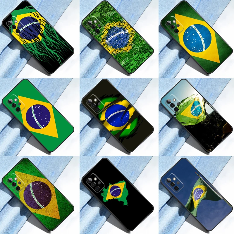 Brazil Brazilian Flag Case For Samsung Galaxy A14 A34 A54 A12 A22 A32 A52 A72 A13 A23 A33 A53 A73 A31 A51 A71