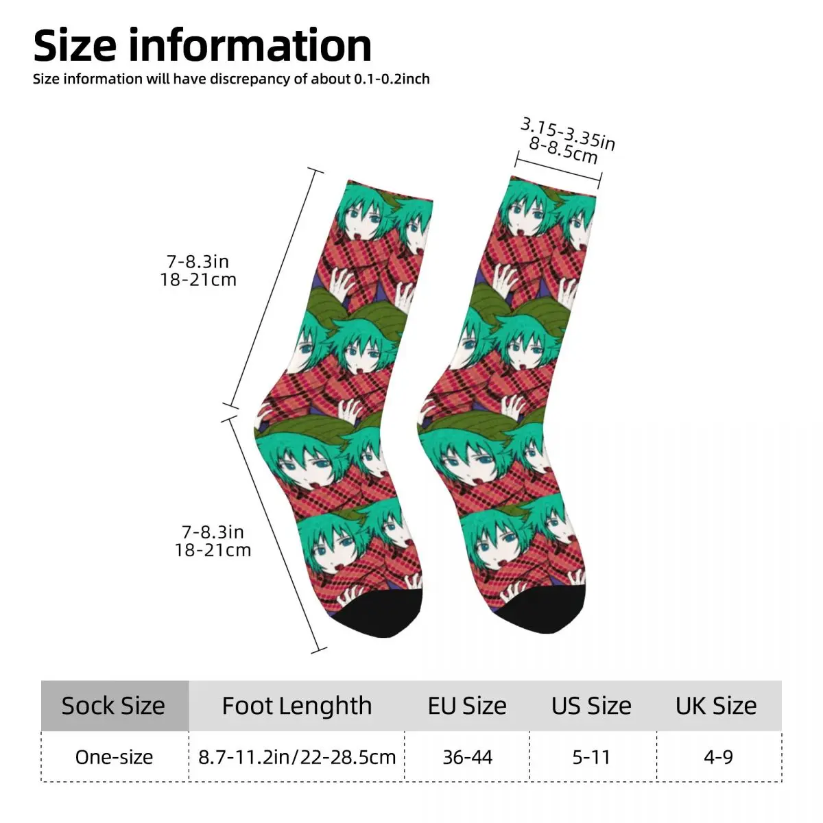 Shin Tsukimi Your Turn To Die Socks YTTD Anime Game Funny Stockings Winter Non Skid Men Socks Breathable Pattern Cycling Socks