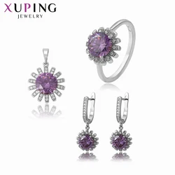 Xuping Fashion Temperament Set for Girl Women Sweet Jewelry Sets Gift 63085