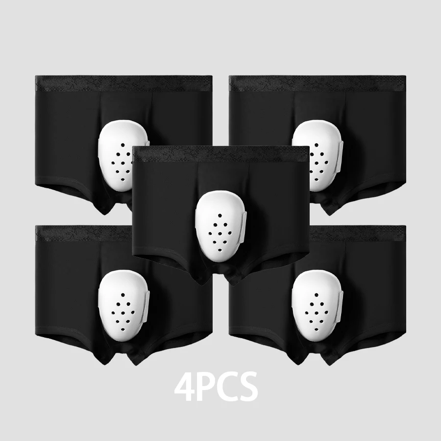 5 Stück Unterwäsche für Männer nach Beschneidung, spezielle Pflege für Anti-Reibungs-Flachwinkel nach Beschneidung und Schutzhülle a