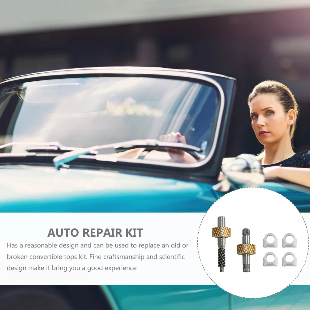 

1Set Motor Gear Replacement Kit for Convertible Tops Long Service Life Simple Operation Time Saving Labor Saving Smooth