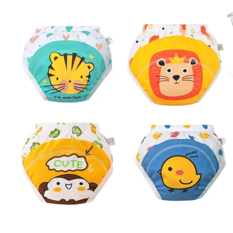 4pcs/lot Baby Boys Girls Underwear Panties For Kids Shorts Underwear Kids Underwear Cotton Bread Pants