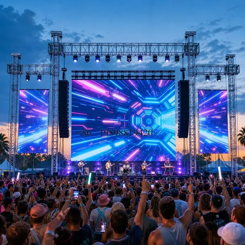 Wmwmnu for Outdoor Rental LED Display P3.91 500x500mm IP65 7680Hz Stage Video Wall Die Cast Panel Quick customized product