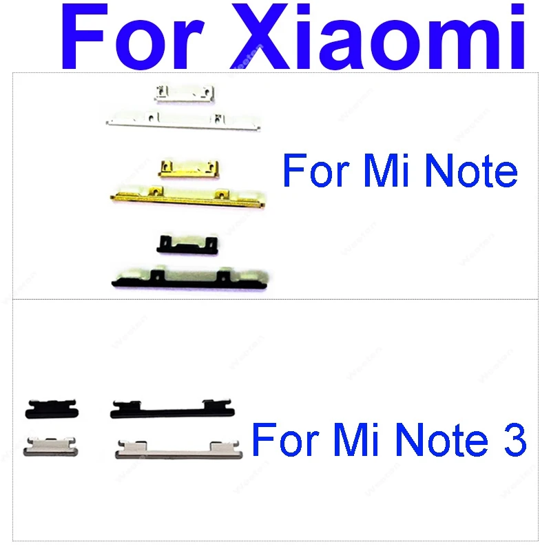 

Volume Key + Power Side Button For Xiaomi Mi Note 3 Note3 Volume Up Down and Power On/Off Control Side Key Button Repair Parts