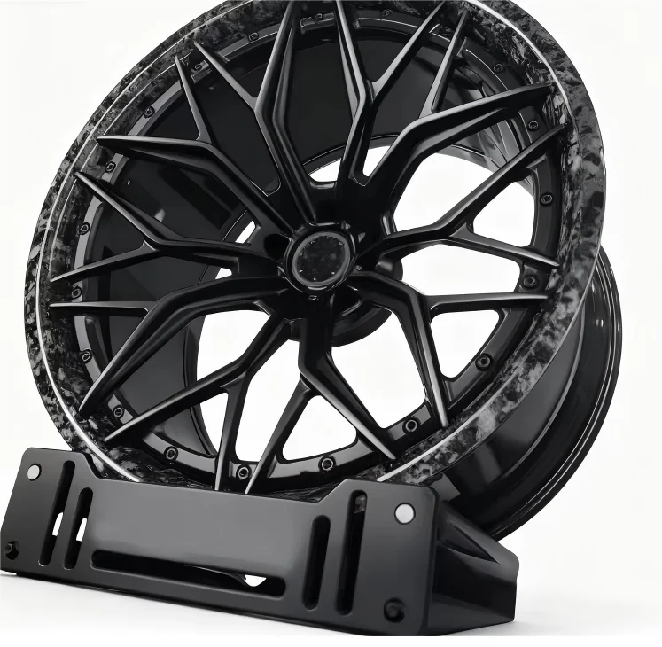 

aluminum alloy wheels with spokes, durable, suitable for the aftermarket, powder coated wheels, alloy passenger car wheels
