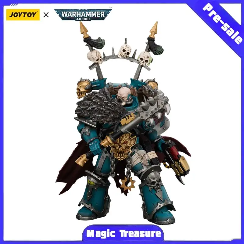 【MT】Pre-sale JOYTOY Warhammer 40K Alpha Legion Chaos Lord with Plasma Pistol and Accursed Action Figure