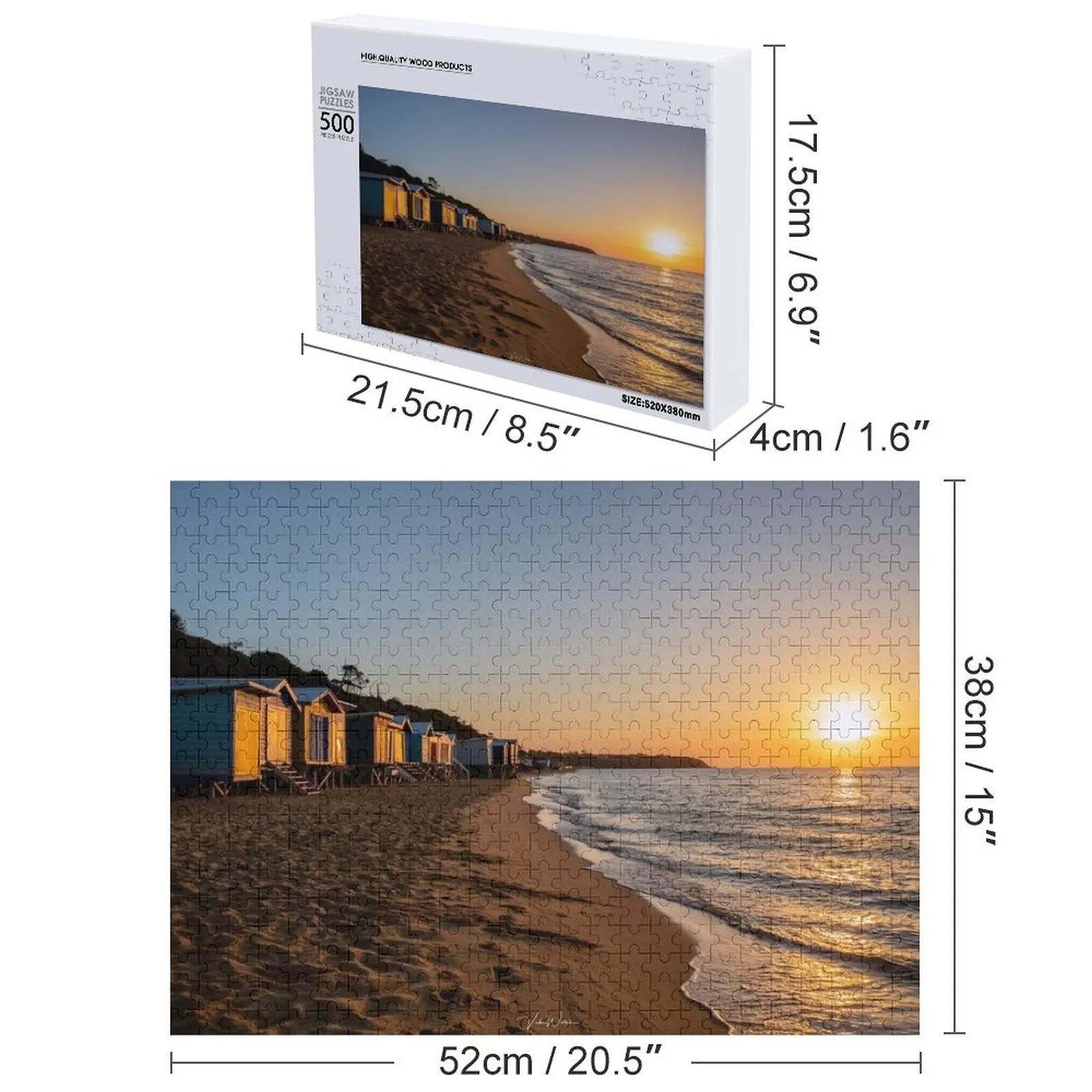 جبل مارثا شاطئ الشمال، شبه مورنينجتون، فيكتوريا، أستراليا. أحجية الصور المقطوعة Iq أحجية الصور المخصصة #4