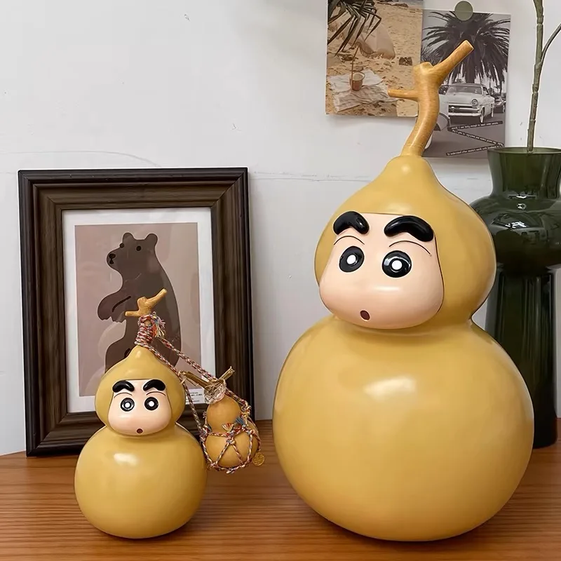 Figura de Anime de Crayon Shin-chan Gk Cos Gourd, modelo de Pvc, muñeca Xiaoxin, figura de escritorio, juguete en Stock, modelo de decoración, 18,5/28,5 cm