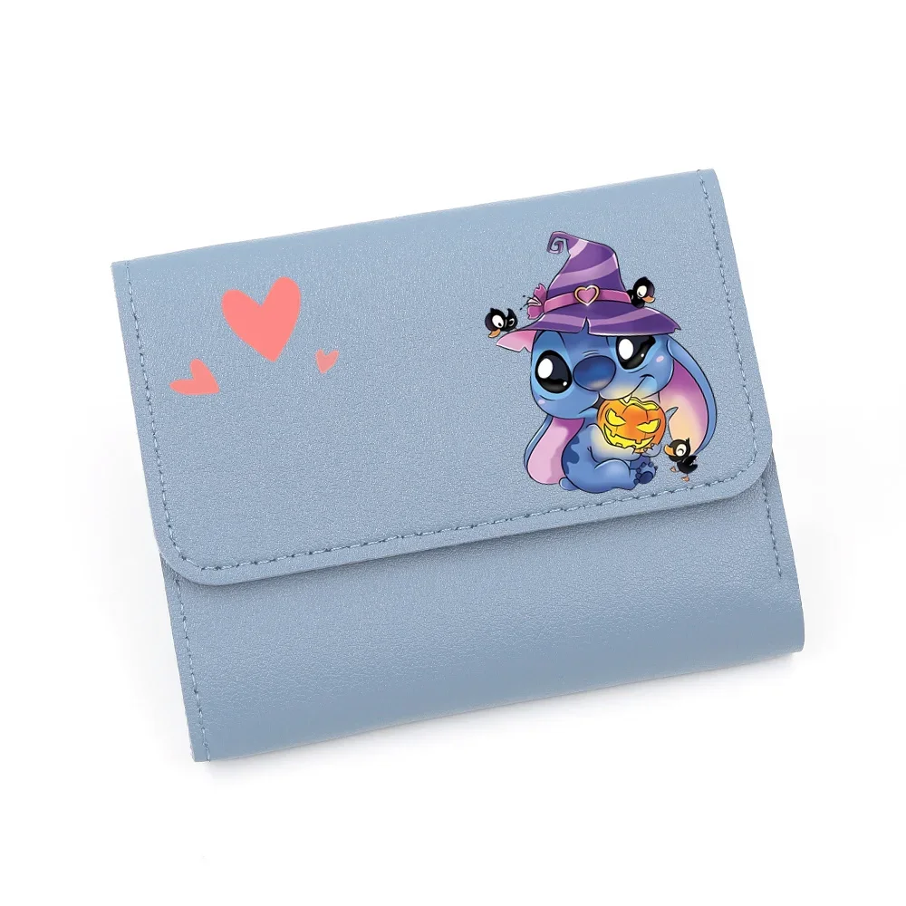 Kawaii Stitch Disney Women Wallets Women Purse Halloween Stitch Women Wallets Coin Purse Bags for Woman Female Wallet Money Bag