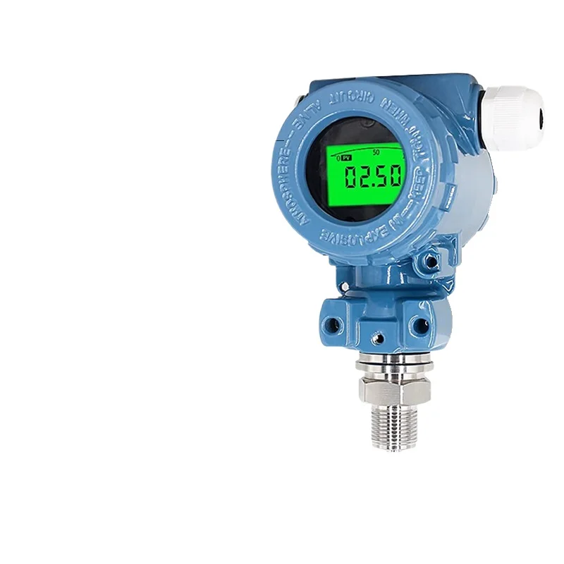 0-20Mpa 0-30Mpa 1M/2M/3M Digital Pressure Transmitter Diffusion Silicone Oil Explosion-proof Remote Pressure Sensor