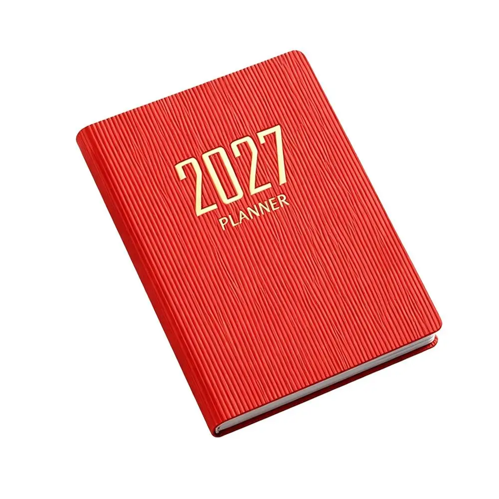 Mini A7 2027 Agenda Book Pocket with Calendar Diary Weekly Planner Notebooks School Office Supplies