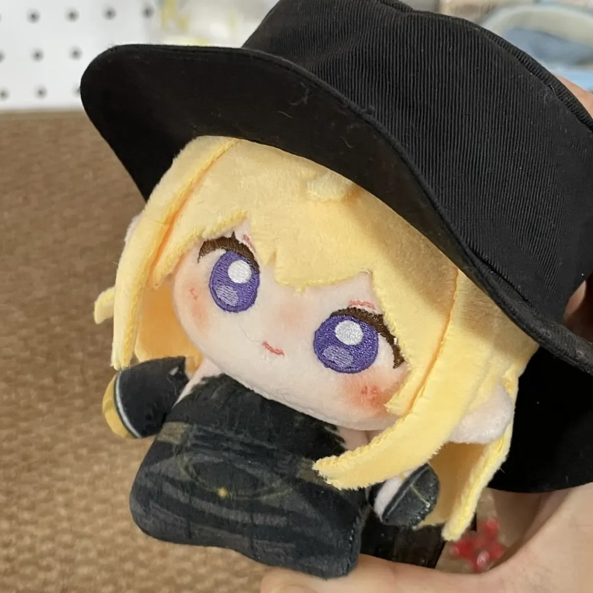 

Stuffed 10cm Game Arknights Misumi Uika Cute Printed Body Cotton Doll Plush Toy COS Birthday Gift or Backpack Ornament Keychain