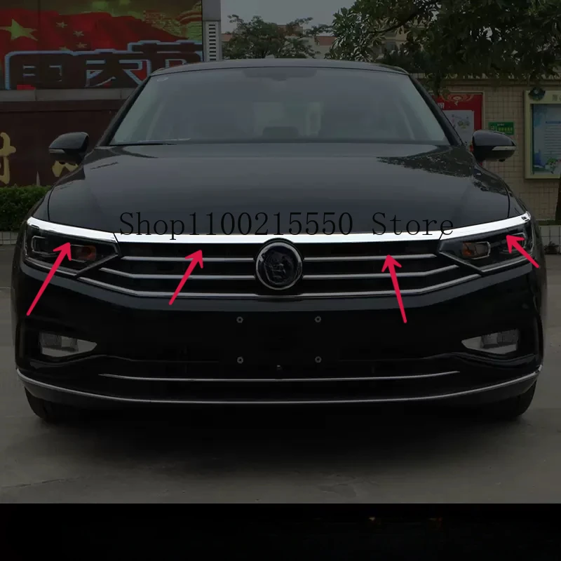 For VW Passat B8 Variant Alltrack 2023-2024 Car Cover Bumper Engine Trim Grid Grill Grille Frame Stick