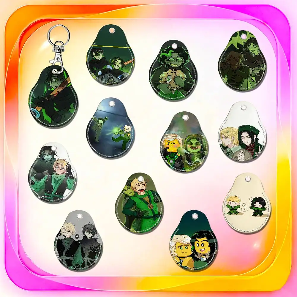 For Morro Lloyd For AirTag Case Card Holder Keychain ID Credit Bank Access Badge For Air Tag Case Shell