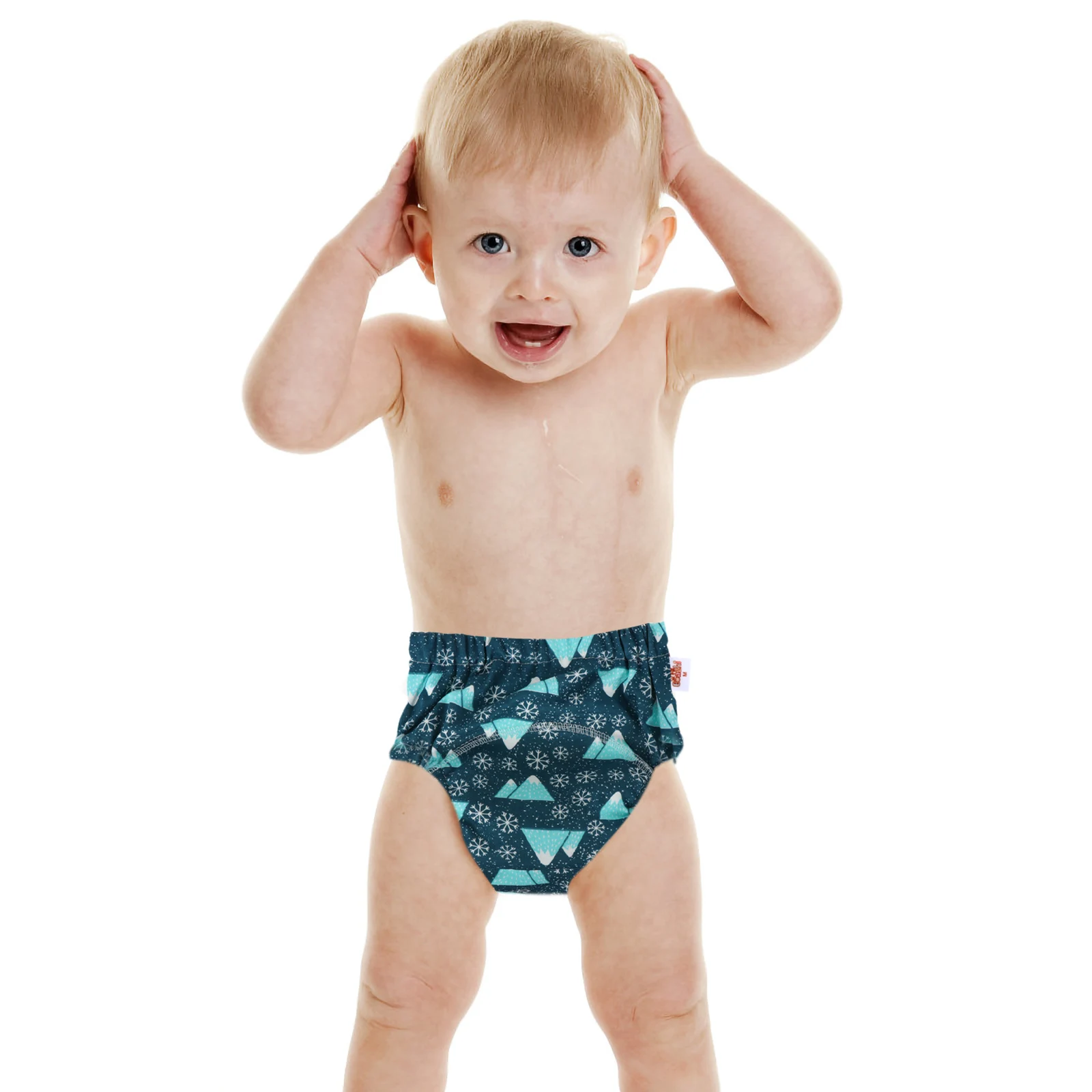 

2pcs Washable Reusable Baby Diapers Newborn Training Pants Waterproof Cotton Diaper Covers Leakproof Learning Pants For Boys