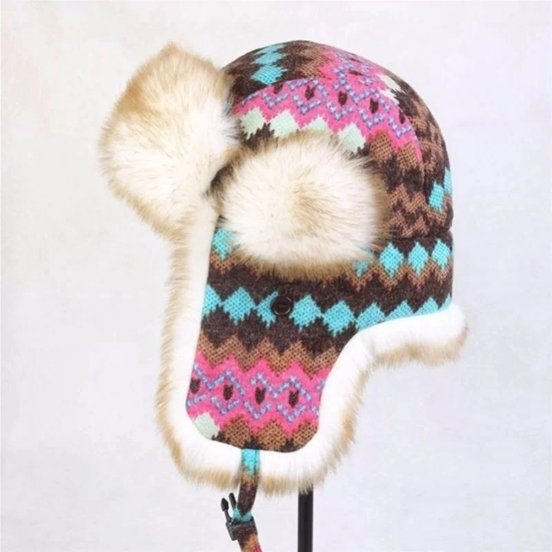 Winter Children Lei Feng Hat Youth Earmuffs Outdoor Skiing Trekking Hunting Riding Cotton-padded Men Women Snow Parenting Cap