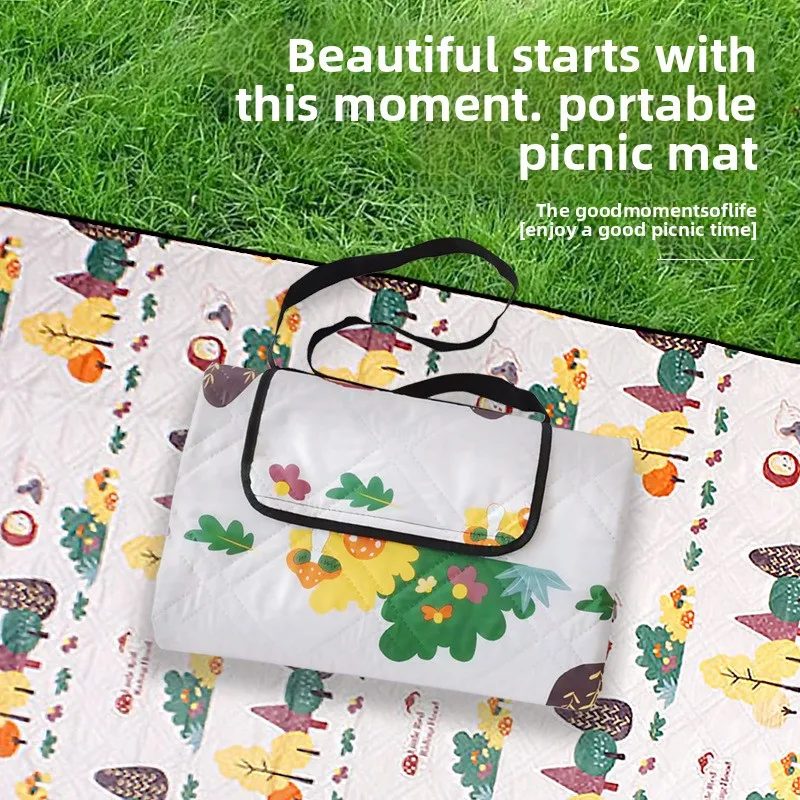 

New camping mat ultrasonic composite process enlarged thickened waterproof heat insulation machine washable outdoor camping mat