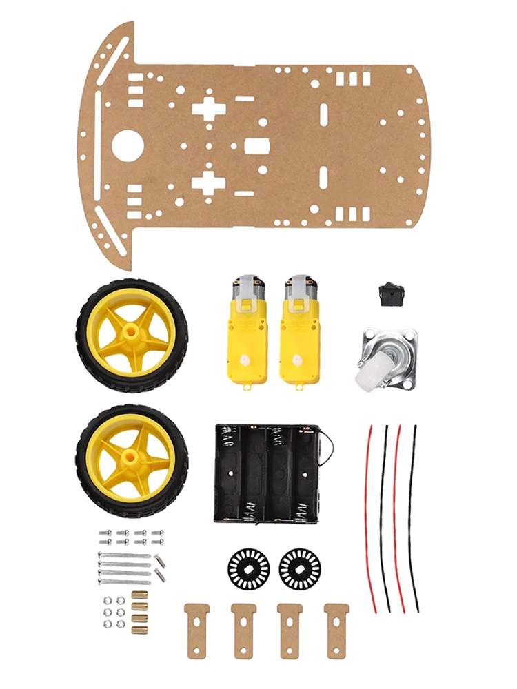 2WD For Smart Robot Car Chassis Kit With Encoder Gear Motors For For Arduino DIY For Educational Learning And Tracking Project